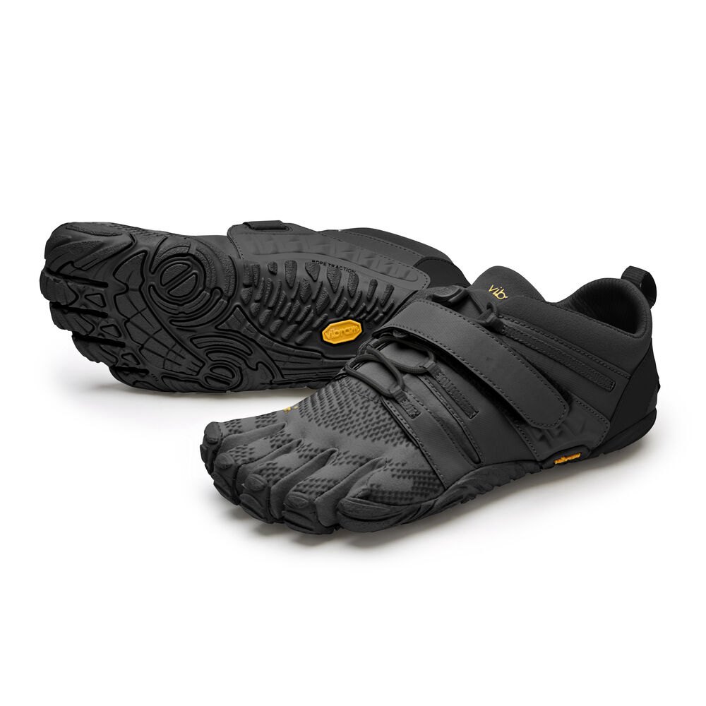 Vibram Five Fingers Womens Hiking Shoes - Black - V-Train 2.0 - 67295-OSHB